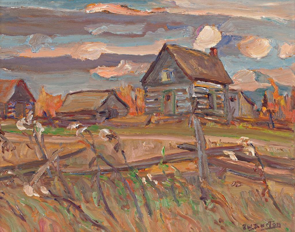 Ralph Wallace Burton (1905-1983) - Old Loghouse, Franktown, Ontario