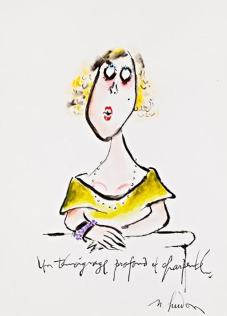 Normand Hudon (1929-1997) - Portrait of a Lady
