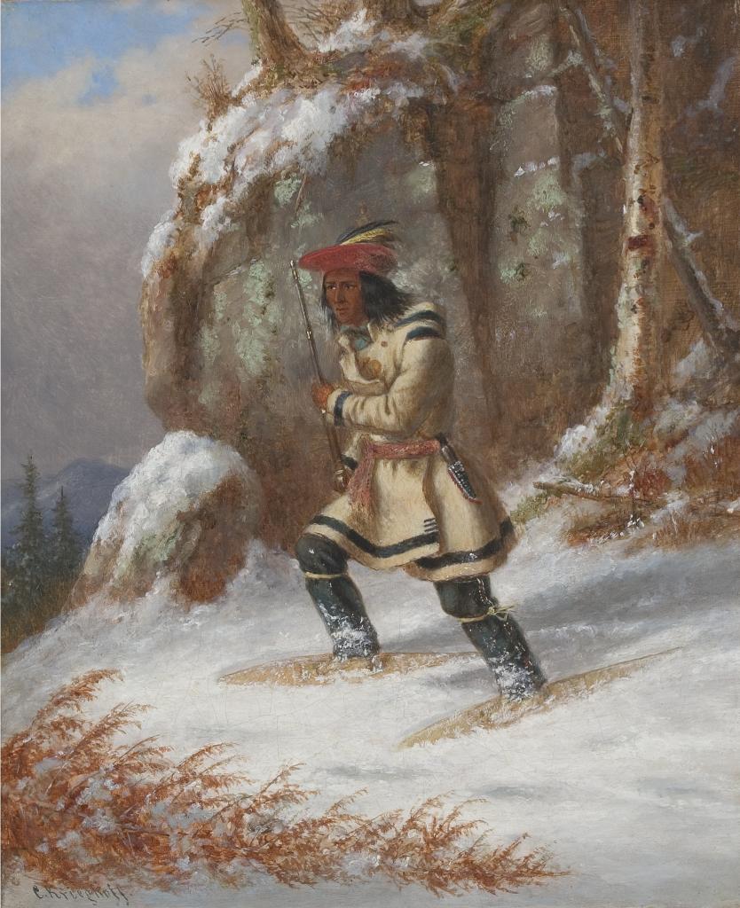 Cornelius David Krieghoff (1815-1872) - Indian Hunter