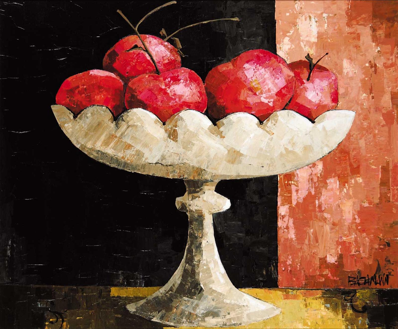 Constance Bachmann (1963) - Fruit with Stone Platter