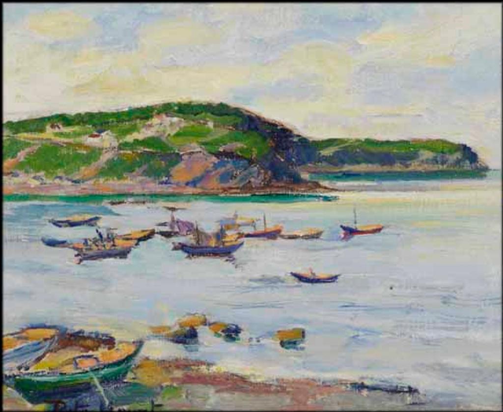 Rita Mount (1888-1967) - Boats in the Bay