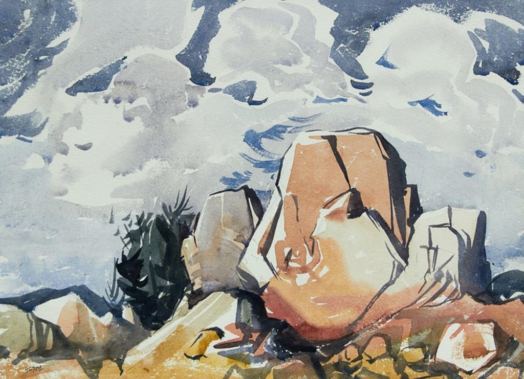 Henry George Glyde (1906-1998) - Rocky Landscape