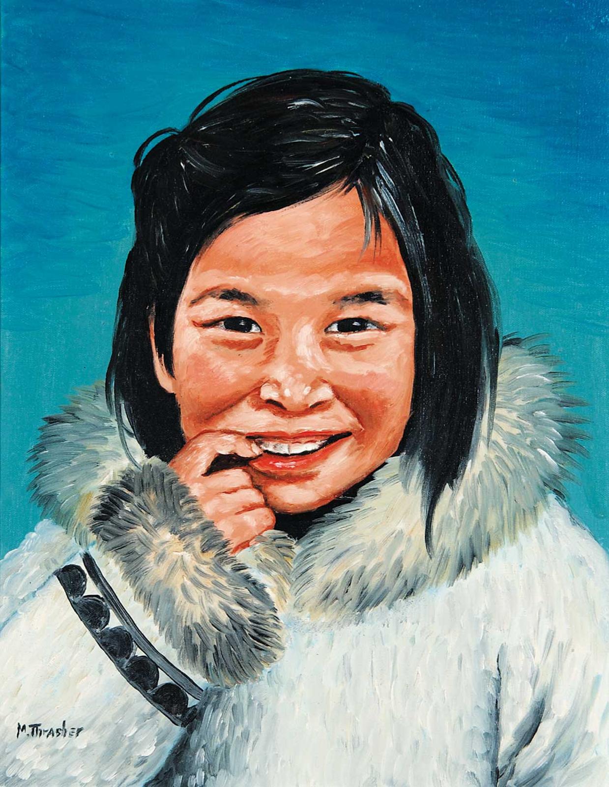 Mona Thrasher (1942-2013) - Inuit Girl