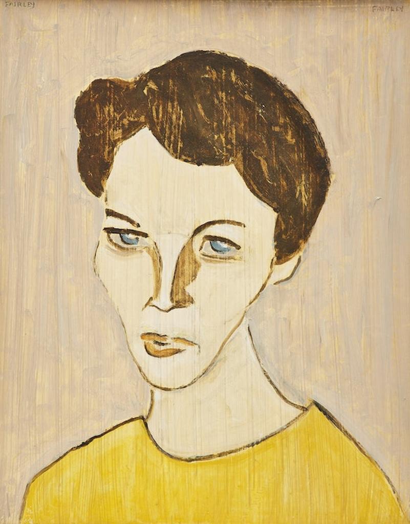 Barker Fairley (1887-1986) - Woman in Yellow