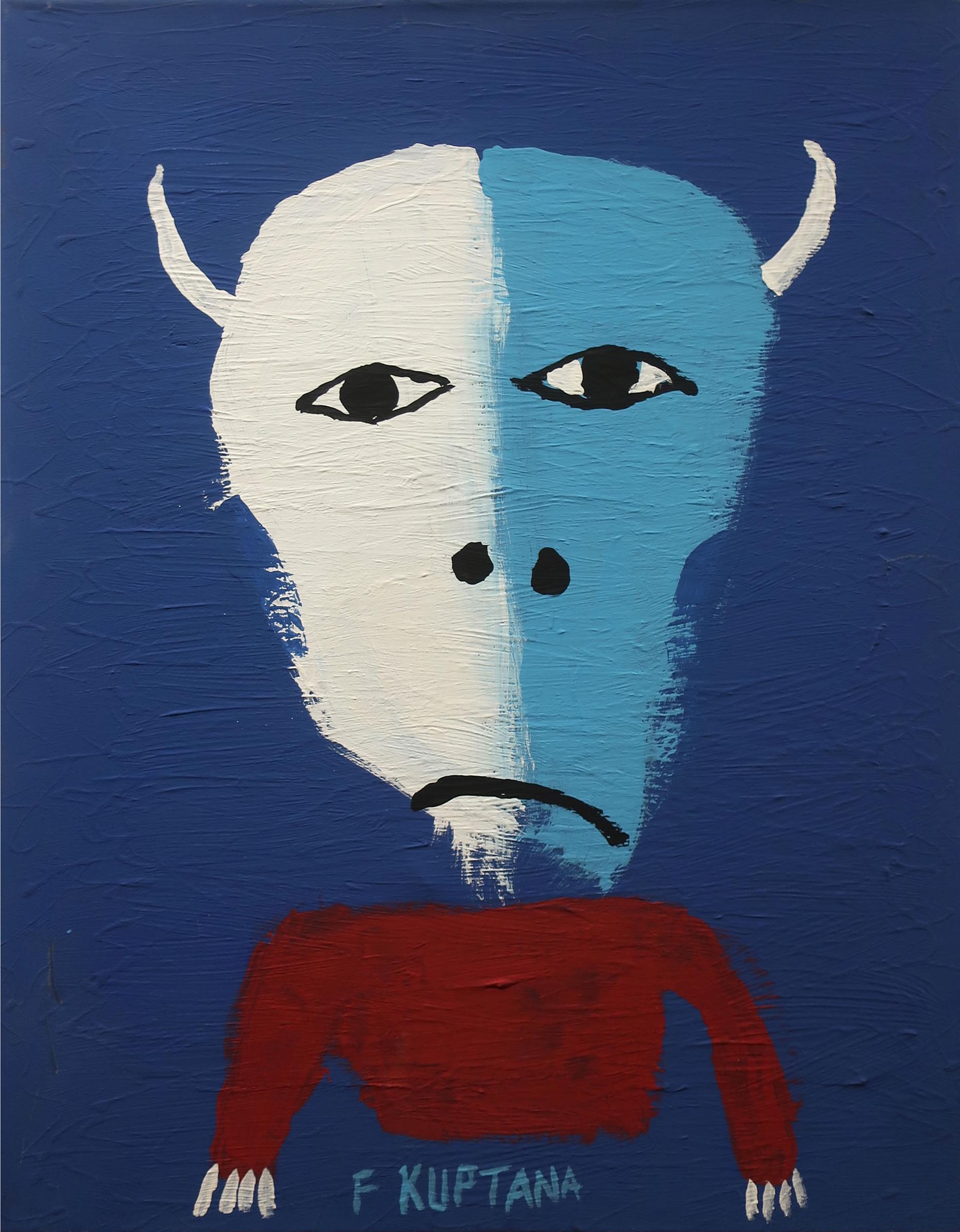 Floyd Kuptana (1964-2021) - Untitled (Buffalo Man)