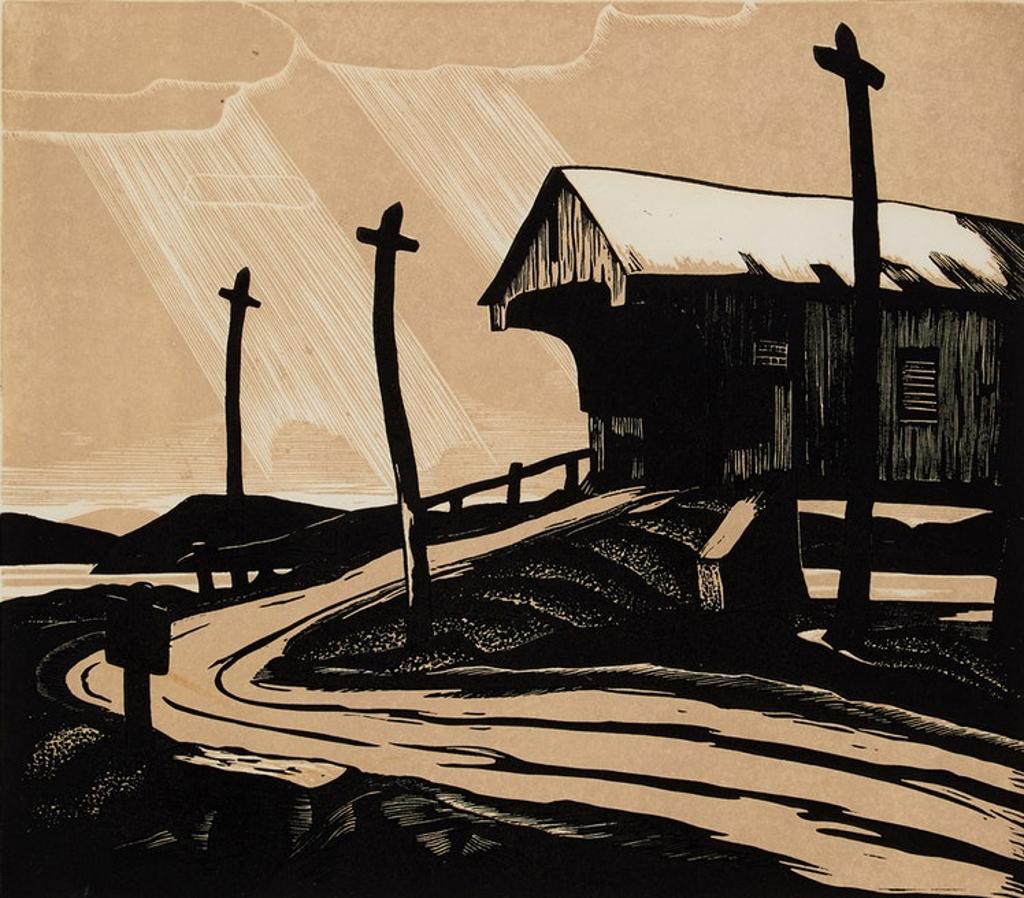 Leonard Hutchinson (1896-1980) - Covered Bridge, Montrose