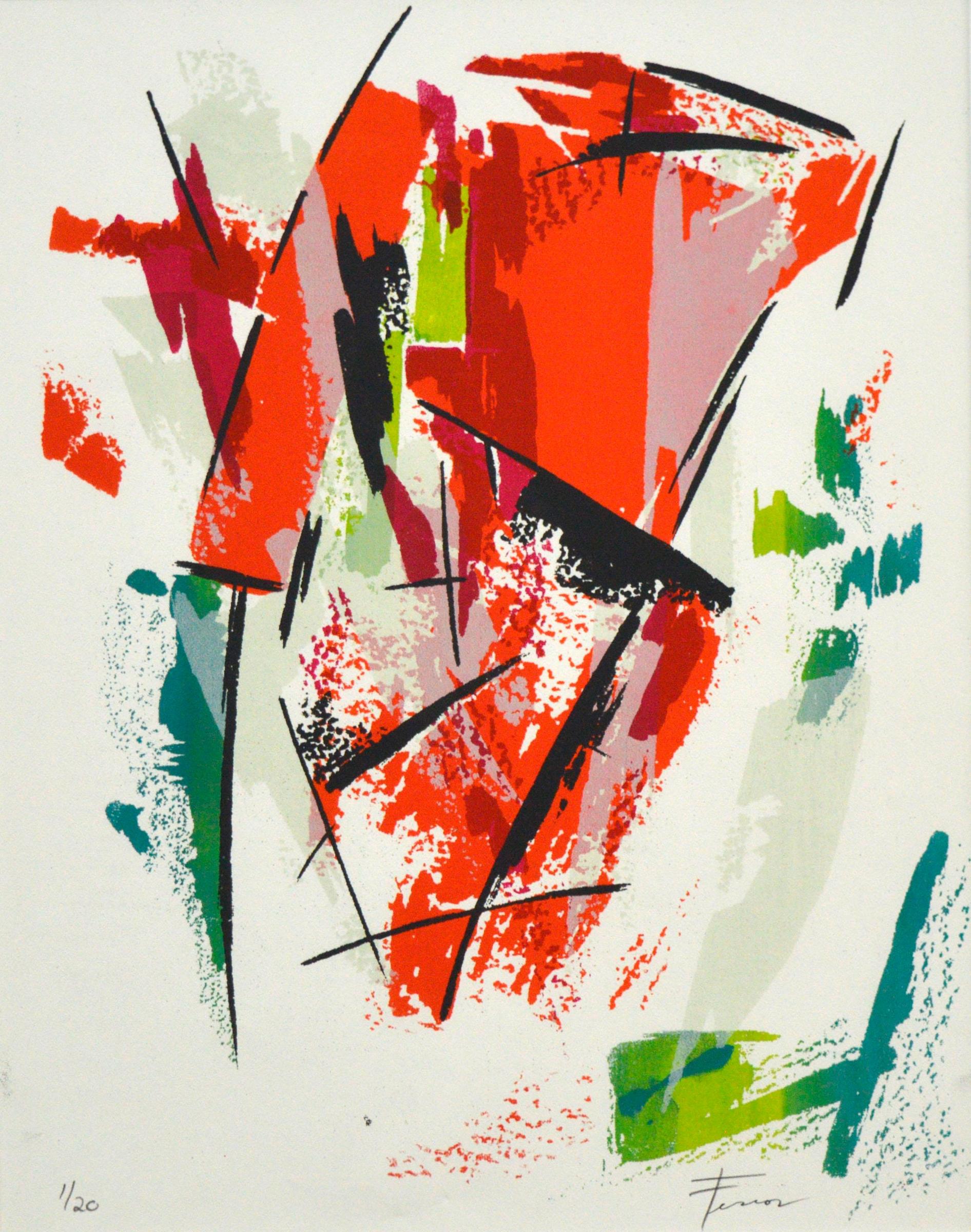 Marcelle Ferron (1924-2001) - Composition abstraite