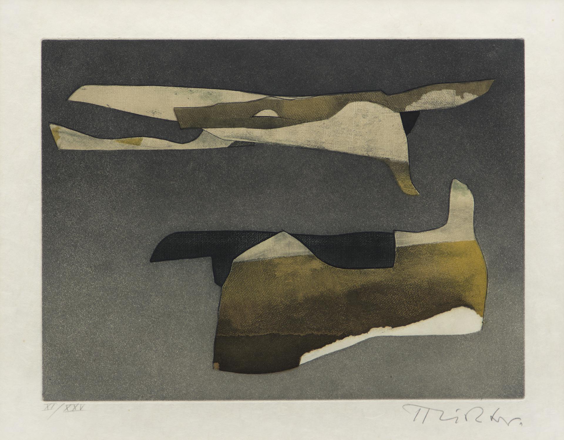 Hans Richter (1888-1976) - Sur une jambe, 1974