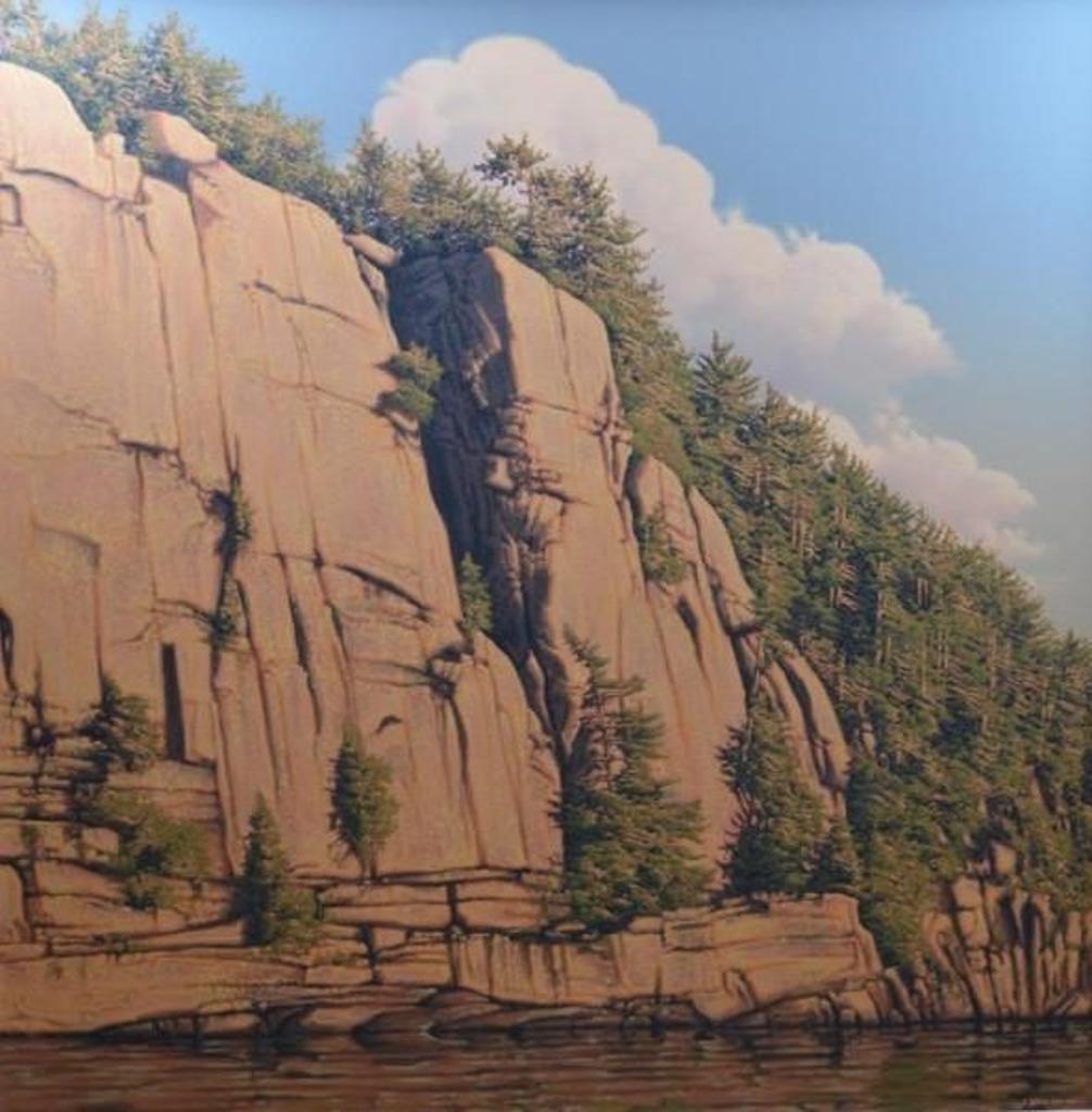 E. Ross Robert (1950) - Cliff, Rock Lake, Algonquin Park