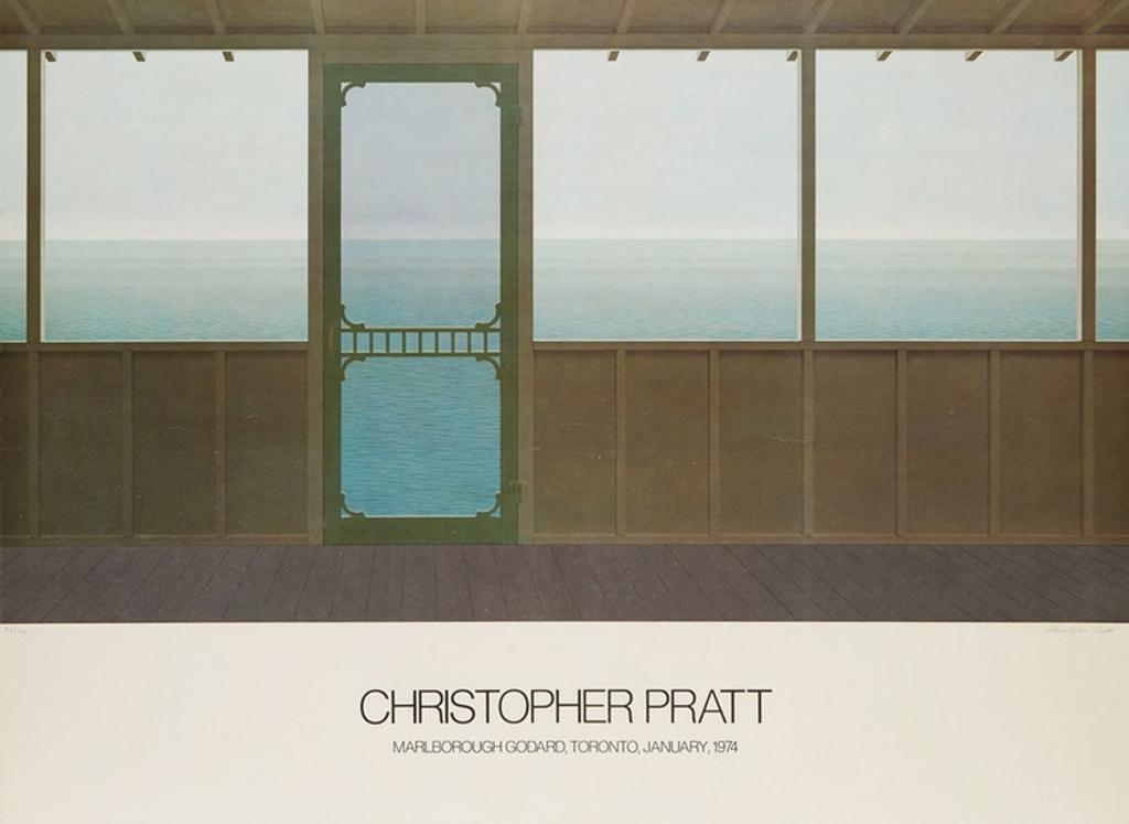 Christopher John Pratt (1935-2022) - Mira Godard Exhibition Poster