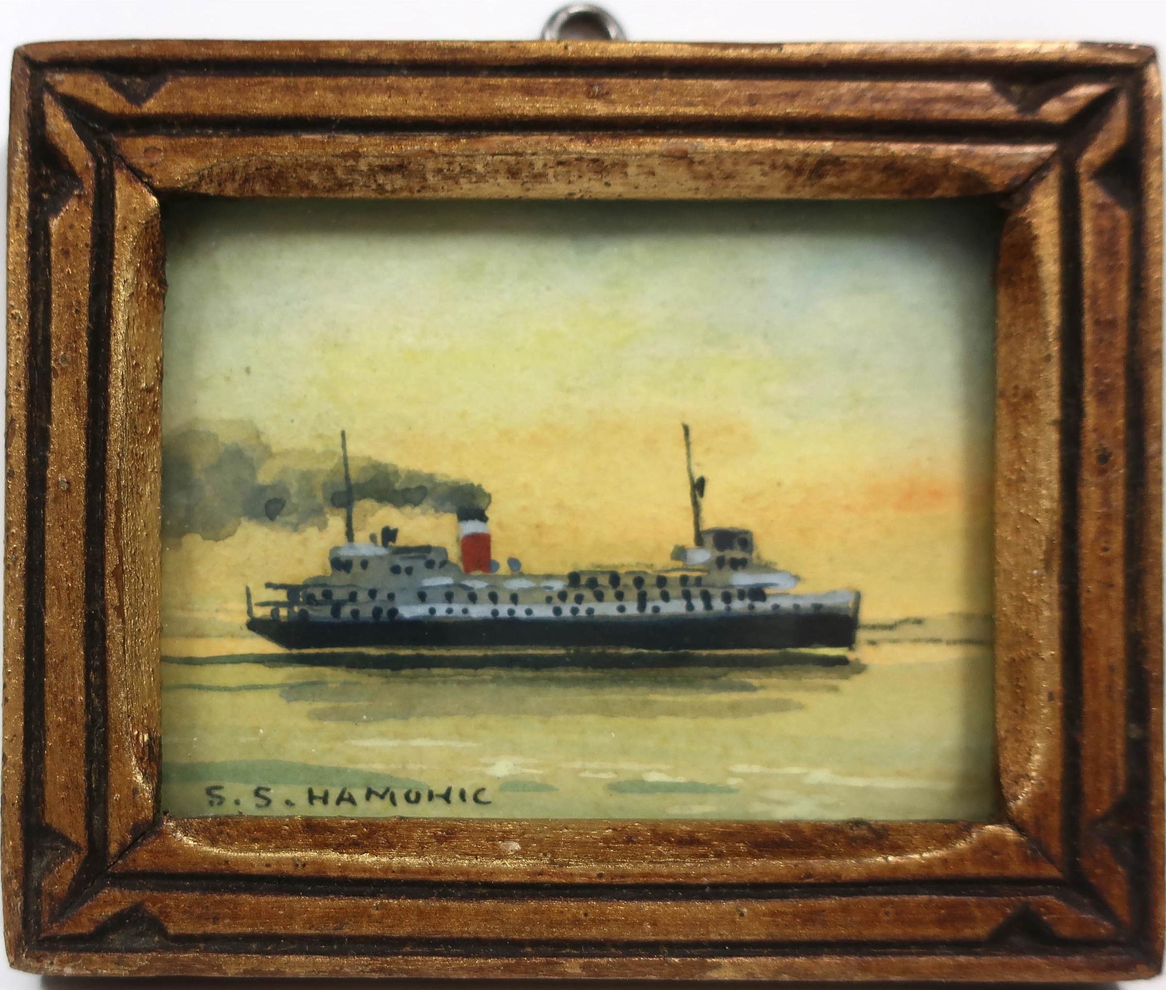 Willard Morse Mitchell (1879-1955) - The S.S. Hamonic Of The Northern Navigation Division Of The Canada Steamship Lines Ltd.