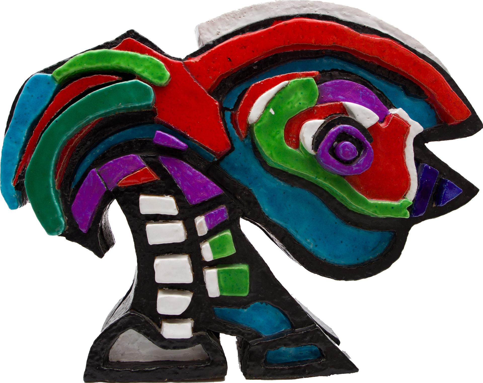 Karel Appel (1921-2006) - Oiseau fantastique, 1974