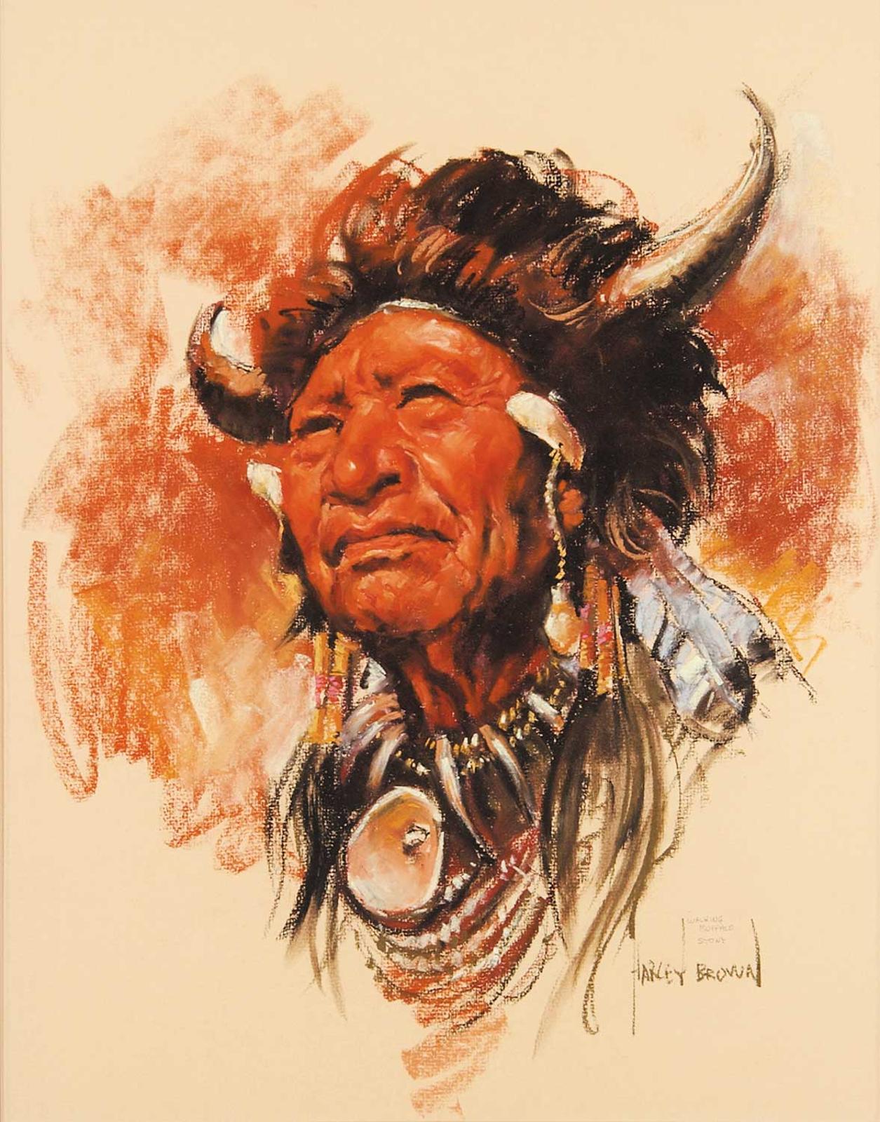 Harley W. Brown (1939) - Walking Buffalo Stoney