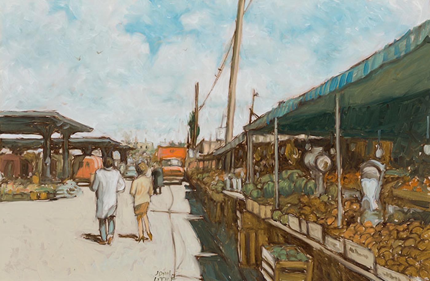 John Geoffrey Caruthers Little (1928-2024) - Marché Jean-Talon, 25 Years Ago