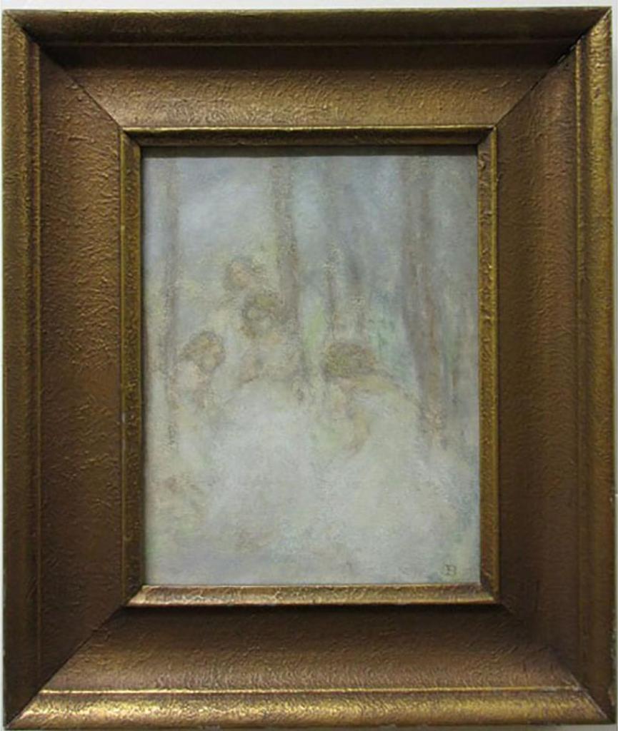 Charles Ernest de Belle (1873-1939) - Untitled (Four Young Ladies In A Wooded Landscape)