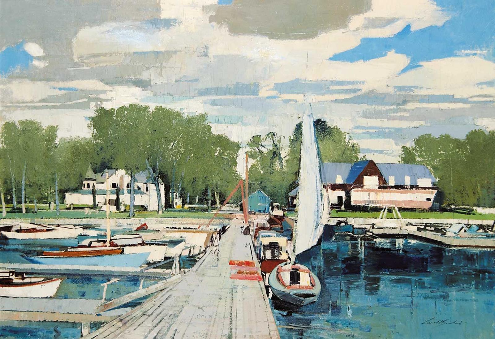 George Lorne Holland Bouchard (1913-1978) - Study for Royal St. Lawrence, Yacht Club