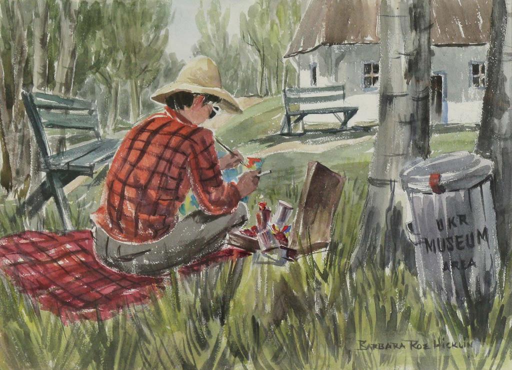 Barbara Roe Hicklin (1918-2010) - Plein Air Painting