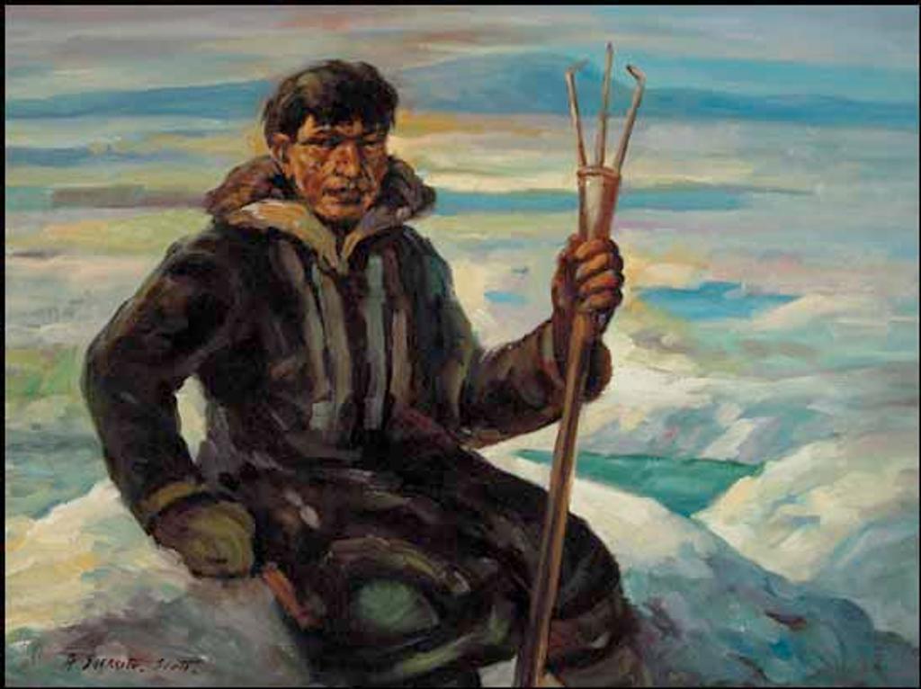 Adam Sherriff Scott (1887-1980) - Eskimo Fisherman
