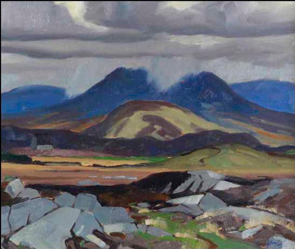 Charles Anthony Francis Law (1916-1996) - Mist Over the Twelve Pins (02511/2013-322)