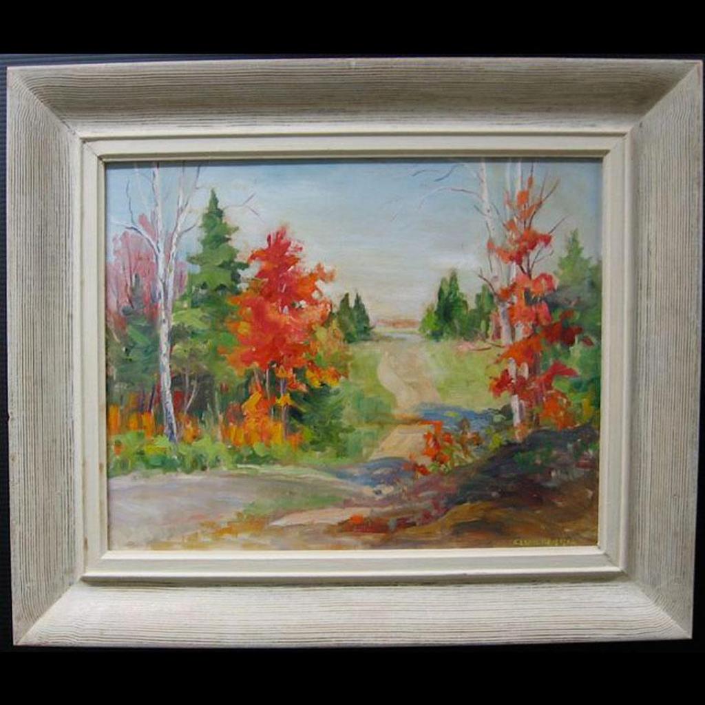 Clara Isabella Harris (1887-1975) - Autumn Landscape; Rapid Waters