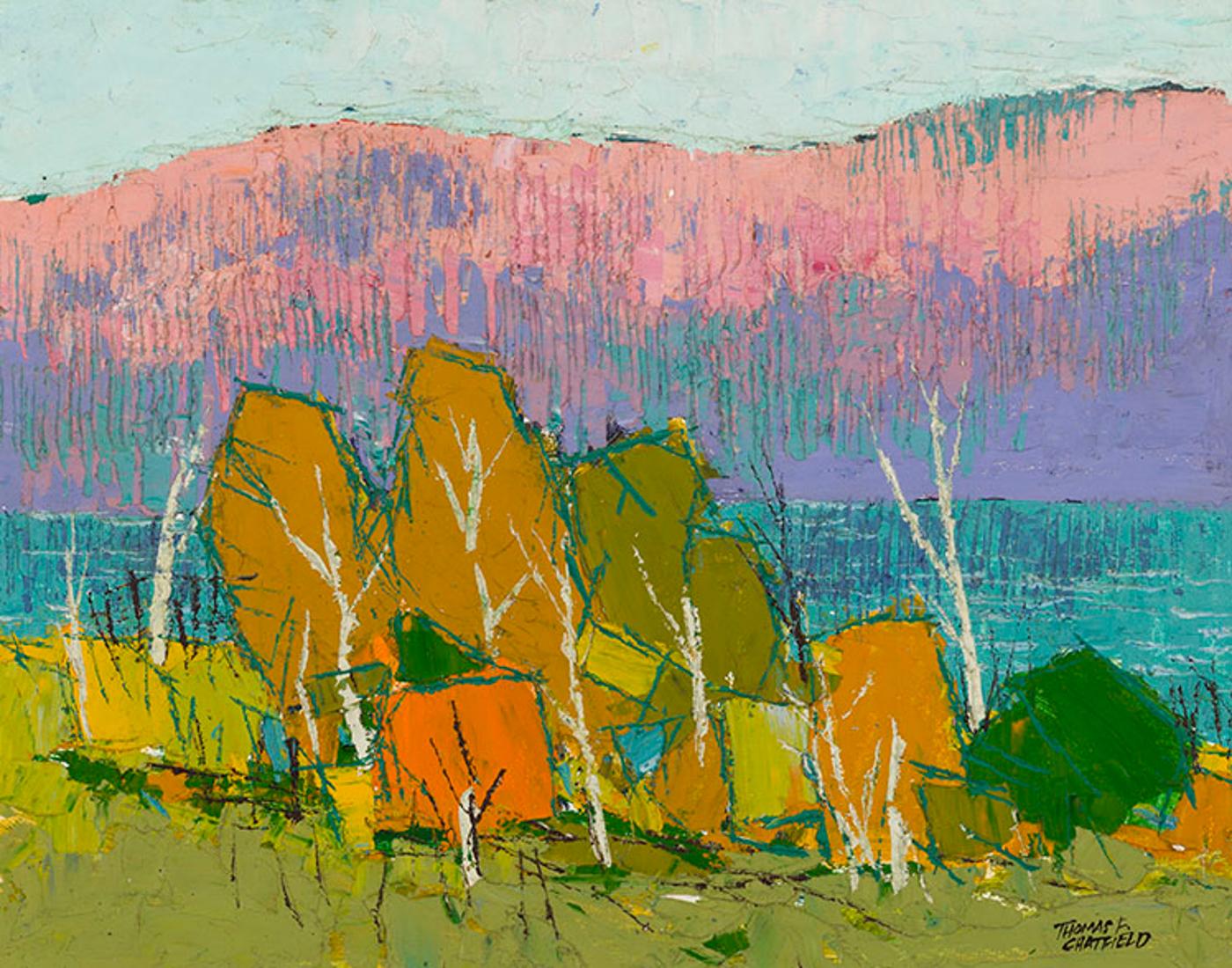 Thomas Frederick Haig Chatfield (1921-1999) - Lake and Trees