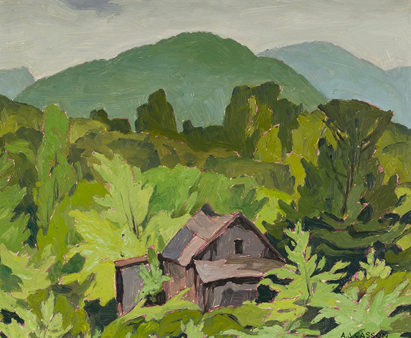 Alfred Joseph (A.J.) Casson (1898-1992) - Cabin at Bancroft