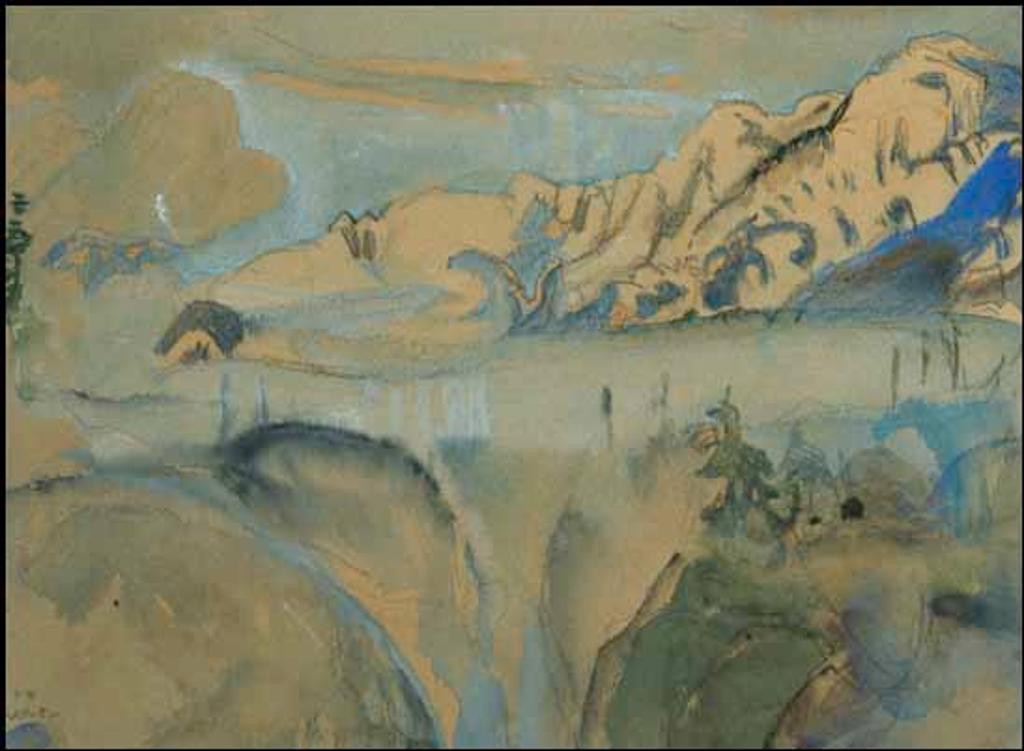 Frederick Horseman Varley (1881-1969) - Mist in the Mountains