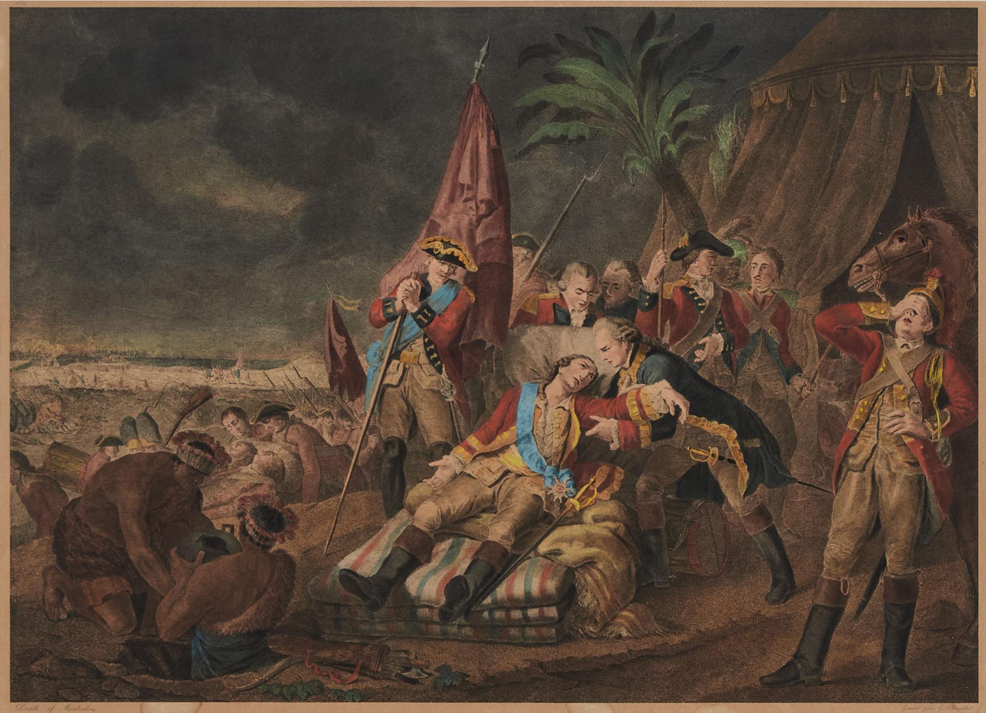 Justus Chevrillet (1729) - The Death Of The Marquis De Montcalm