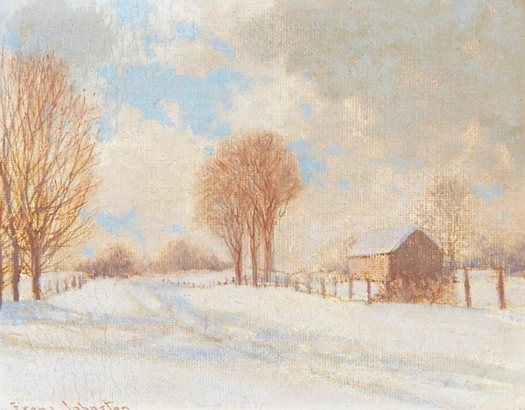 Frank (Franz) Hans Johnston (1888-1949) - Snow Clouds