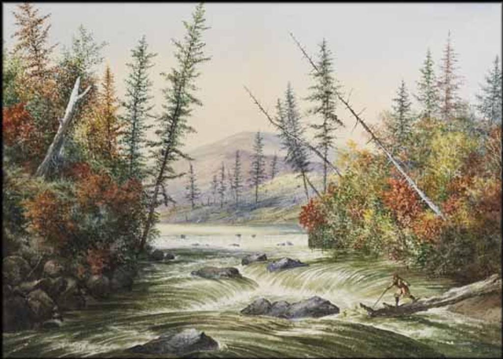 Alfred Worsley Holdstock (1820-1901) - Upper Ristigouche River