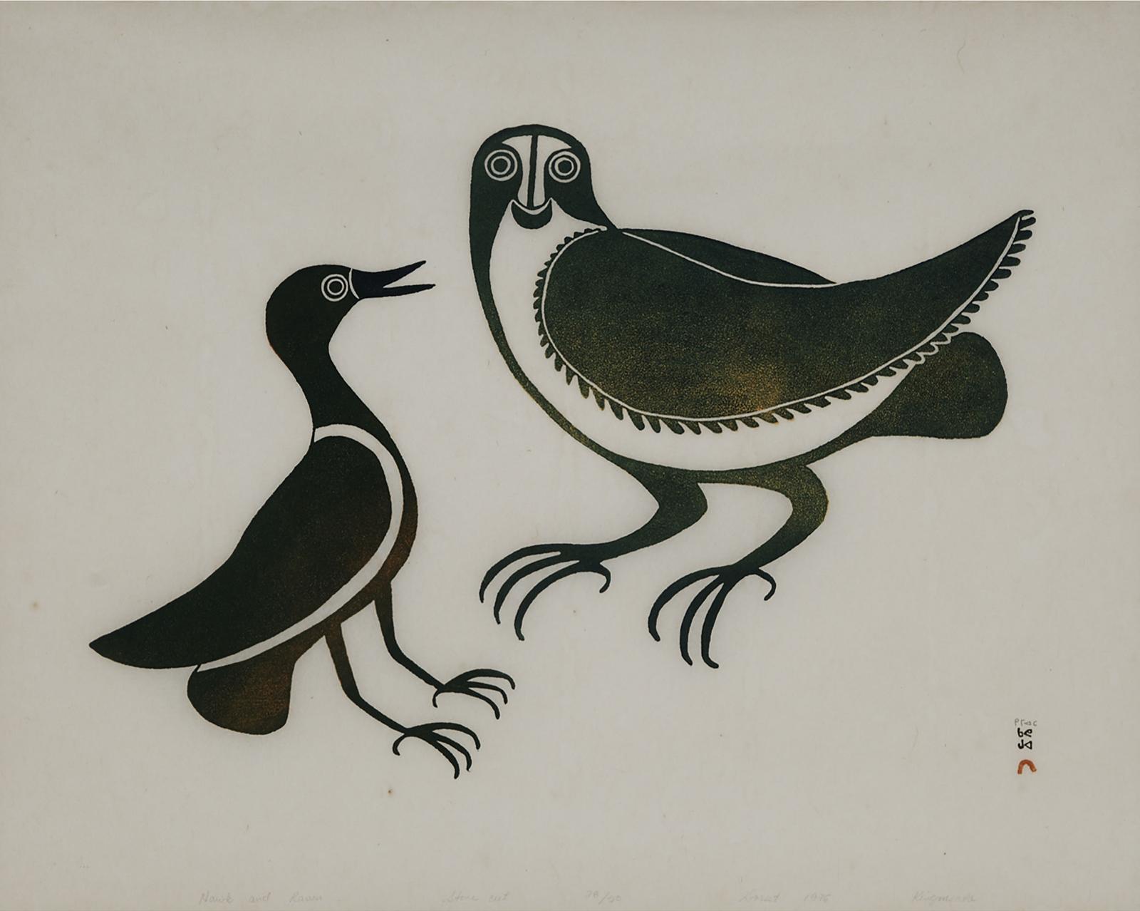 Kingmeata Etidlooie (1915-1989) - Hawk And Raven