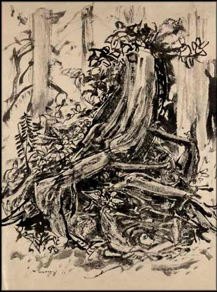 Arthur Lismer (1885-1969) - Old Stump, Georgian Bay