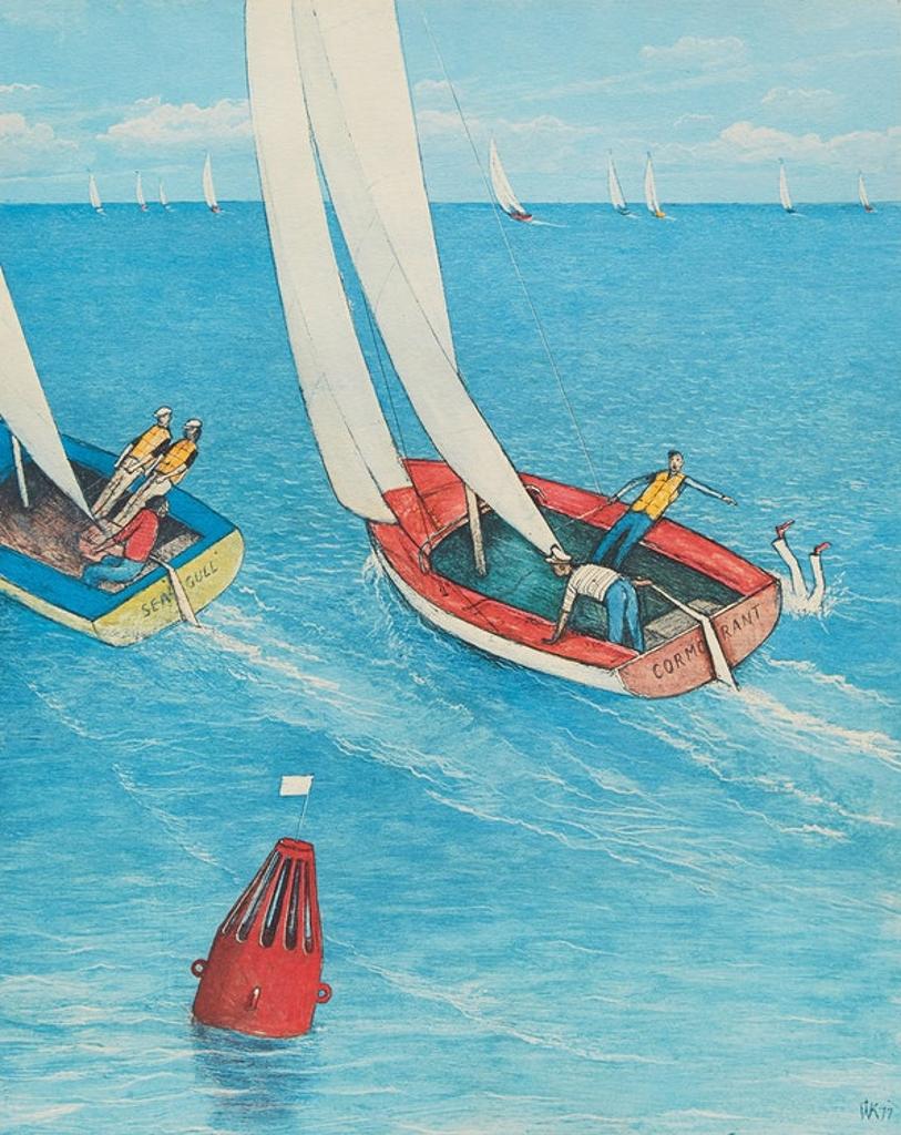 William Kurelek (1927-1977) - Sailing