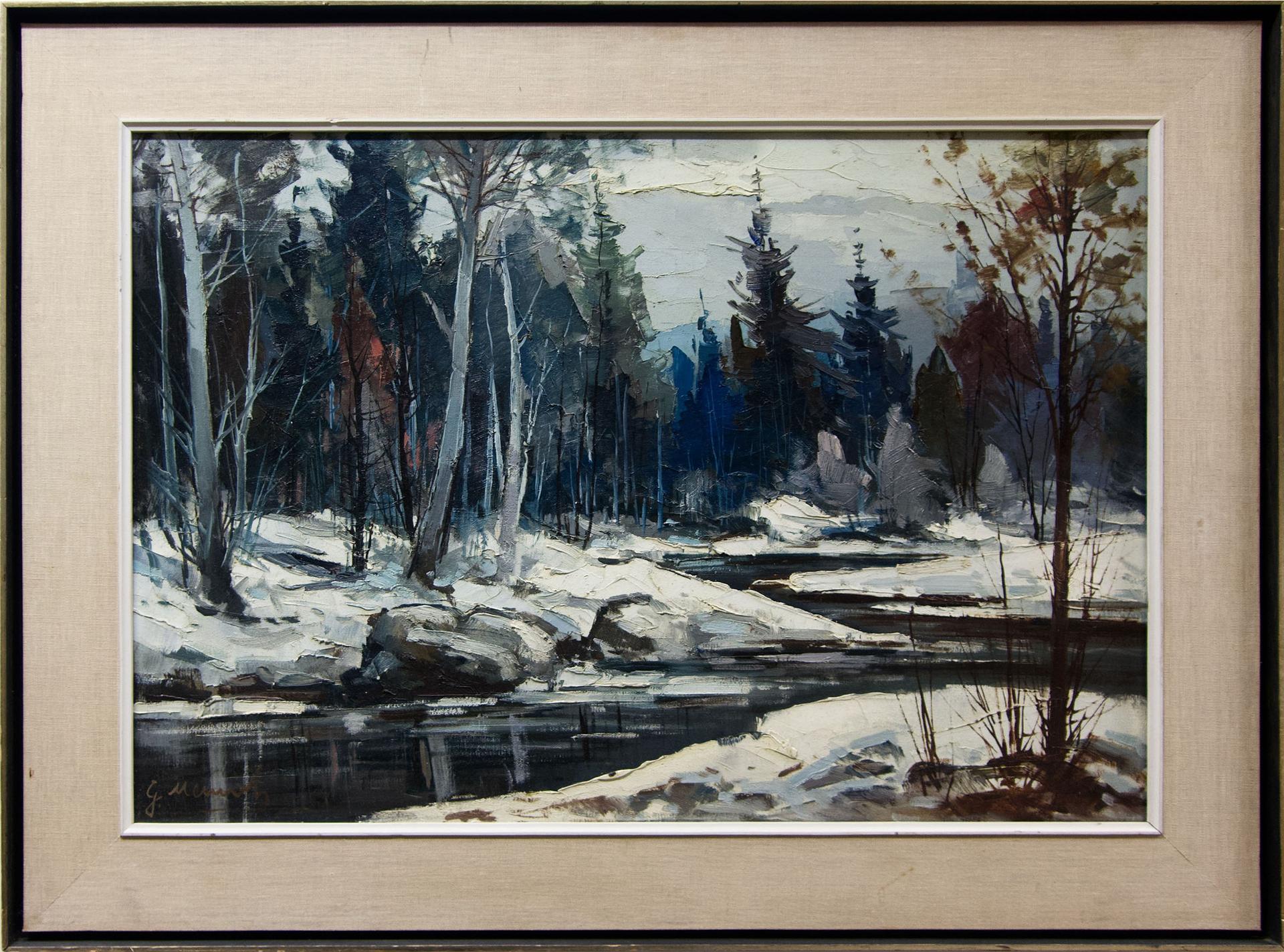 Geza (Gordon) Marich (1913-1985) - Untitled (Spring Thaw - Laurentians)