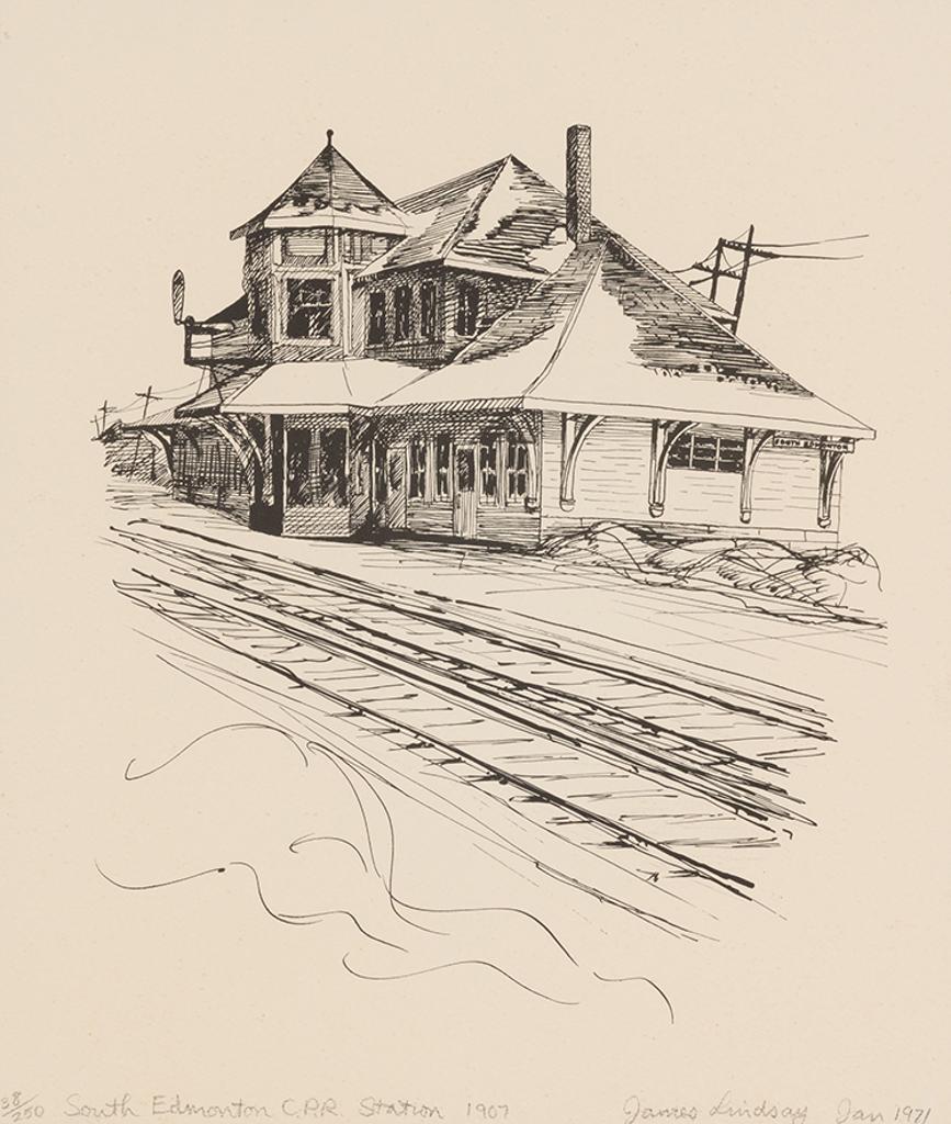 James Lindsay - South Edmonton CPR Station, 1907