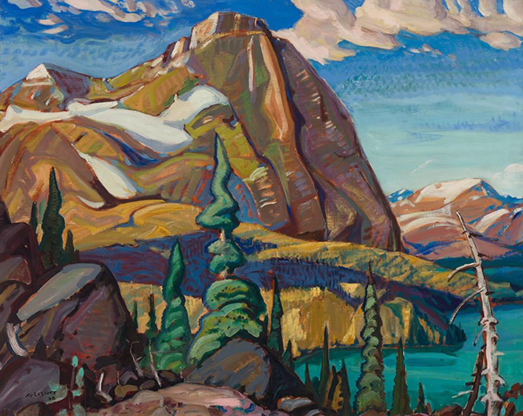 Arthur Lismer (1885-1969) - Mountain and Lake