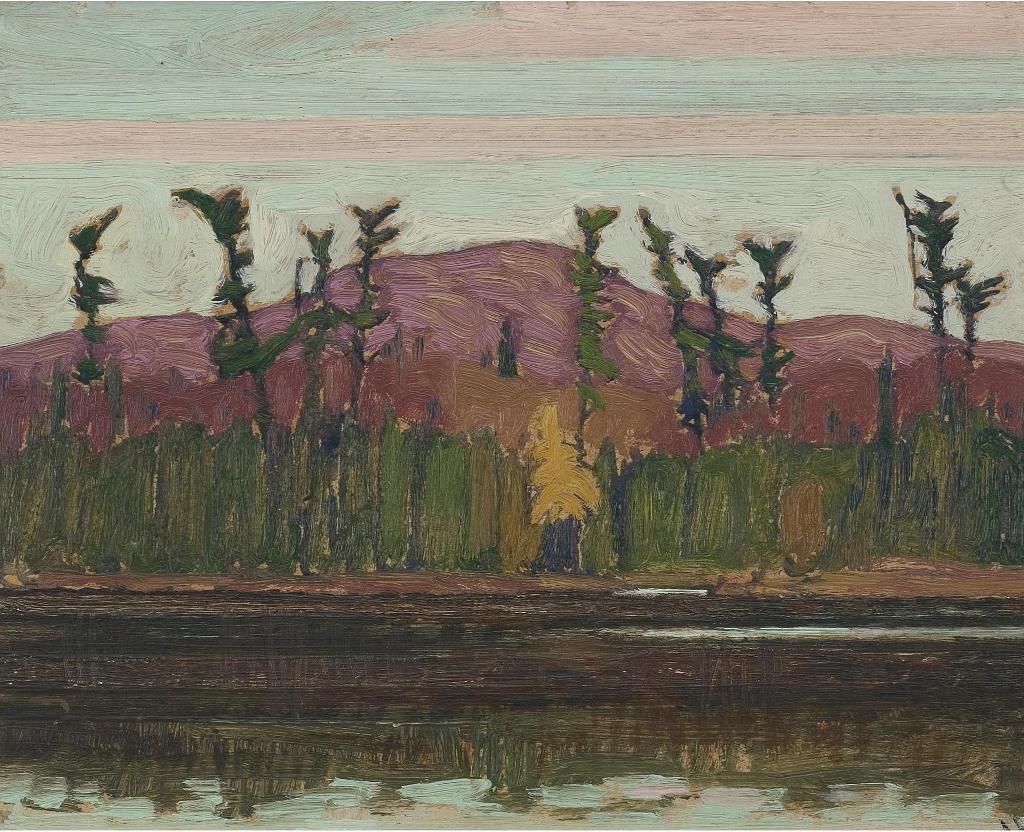James Edward Hervey (J.E.H.) MacDonald (1873-1932) - Layton's Lake, Algoma