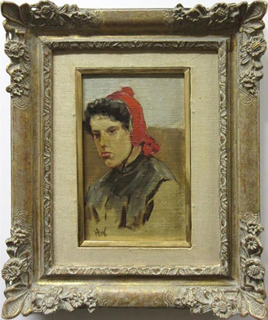 Horatio Walker (1858-1938) - Untitled (Peasant Girl)