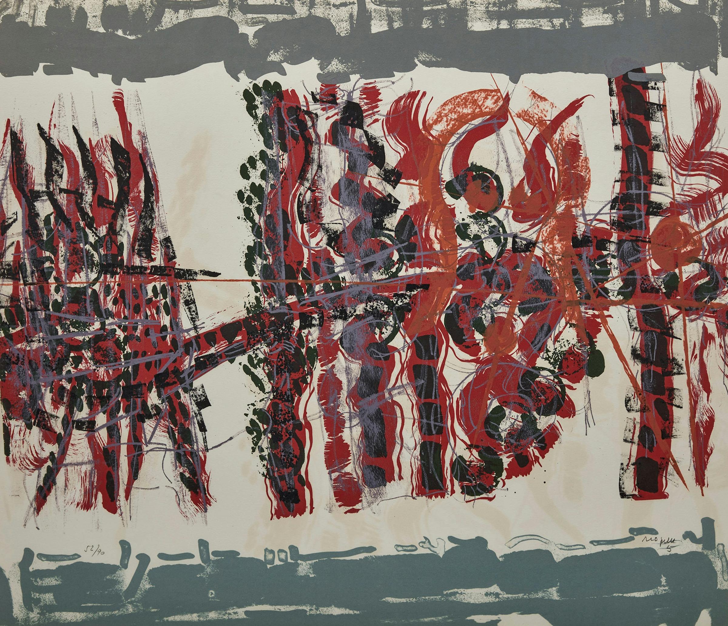 Jean-Paul Riopelle (1923-2002) - Le couchant, 1979