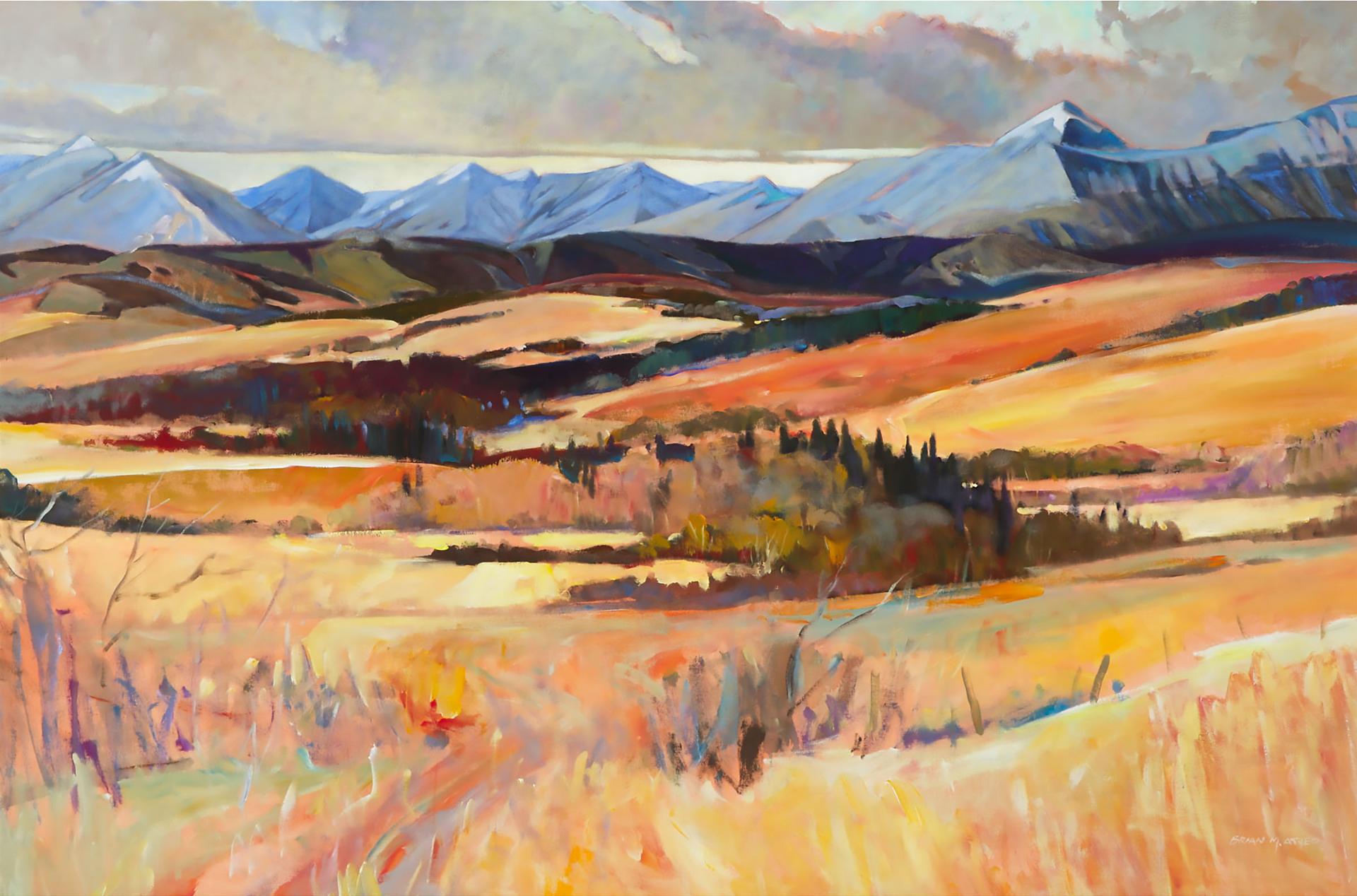 Brian Marshall Atyeo (1950) - Foothills Panorama, 2001