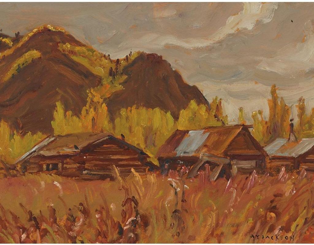 Alexander Young (A. Y.) Jackson (1882-1974) - Abandoned Houses - Eagle, Alaska, Sept. 16, 1964