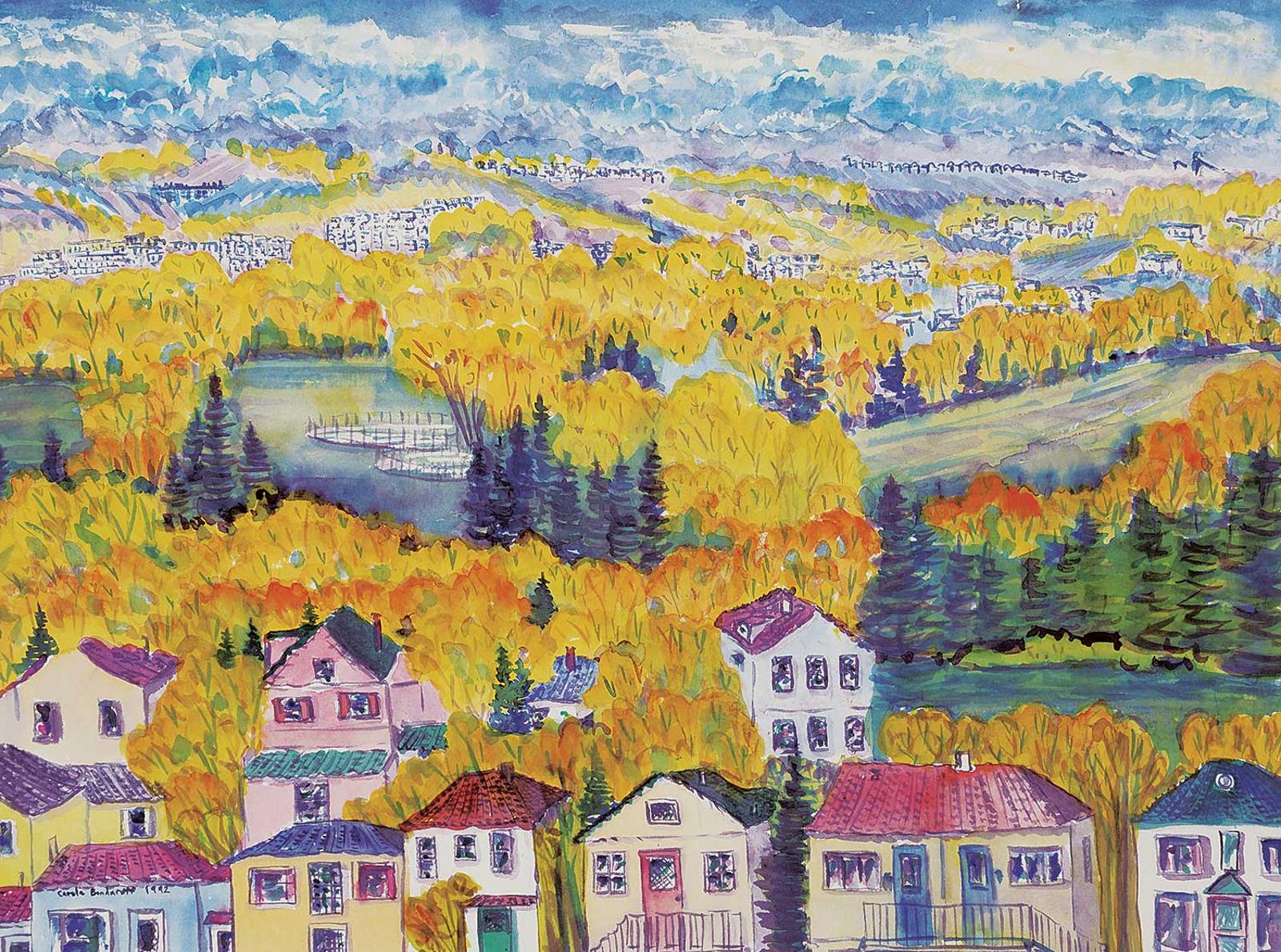 Carole Bondaroff (1952) - Untitled - Calgary Autumn