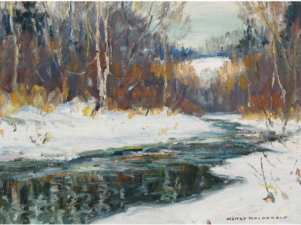 Manly Edward MacDonald (1889-1971) - Stream In Winter