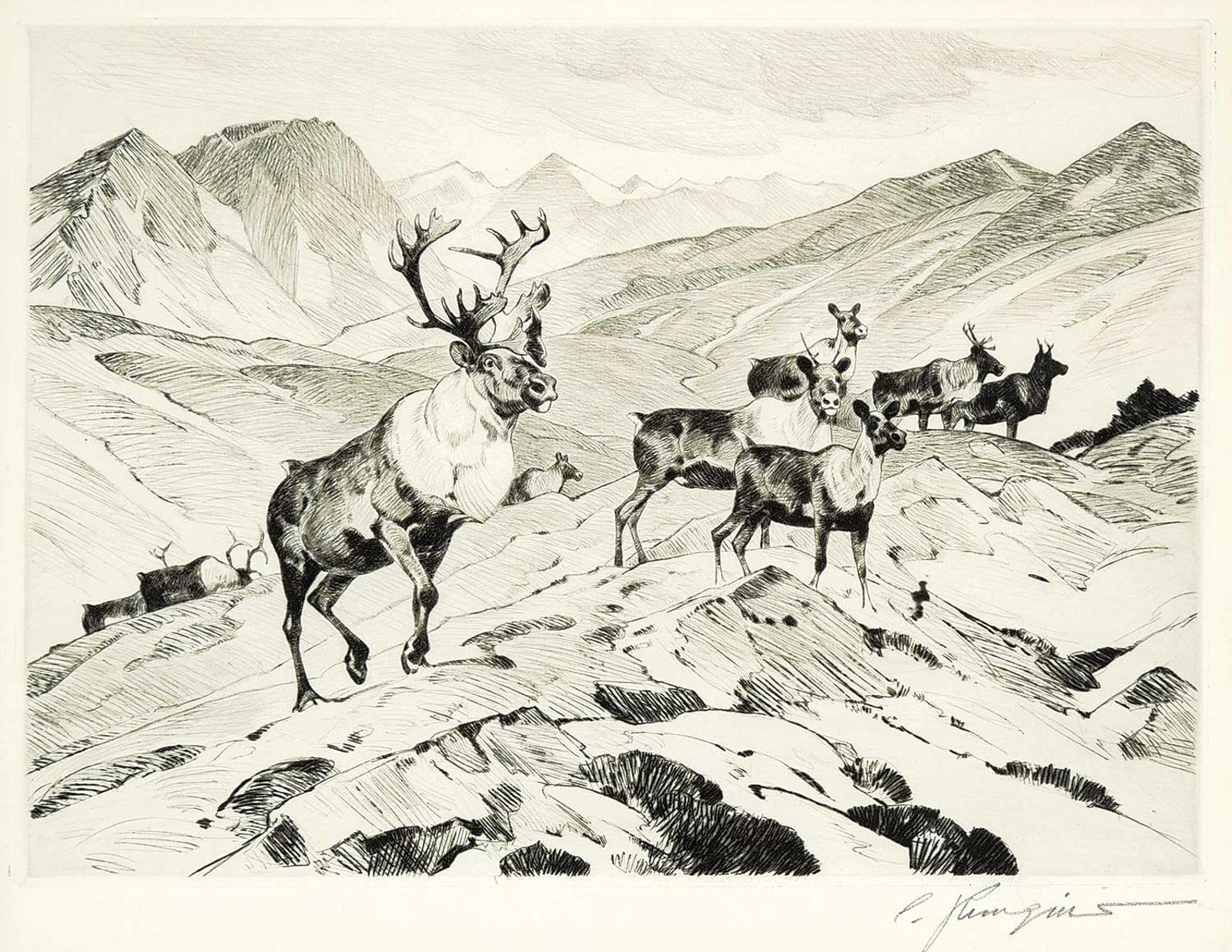 Carl Clemens Moritz Rungius (1869-1959) - Above the Timberline