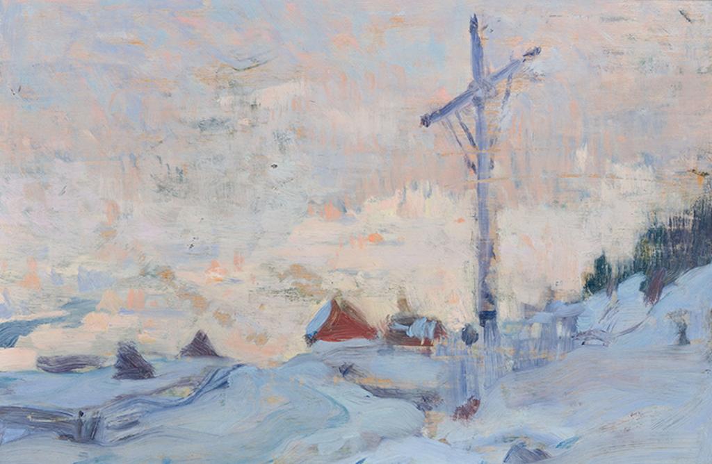 Clarence Alphonse Gagnon (1881-1942) - The Wayside Cross, Charlevoix