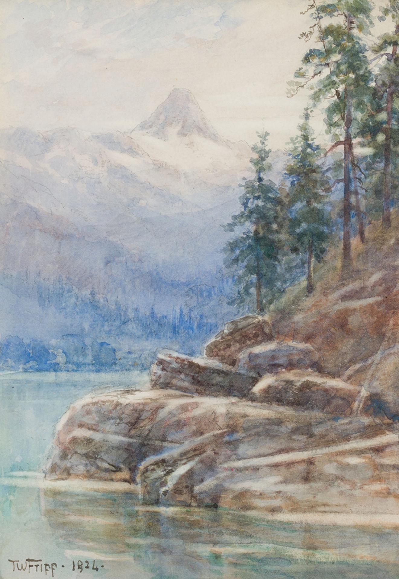 Thomas William Fripp (1864-1931) - Sunset, D'Arcy, BC, No. 4