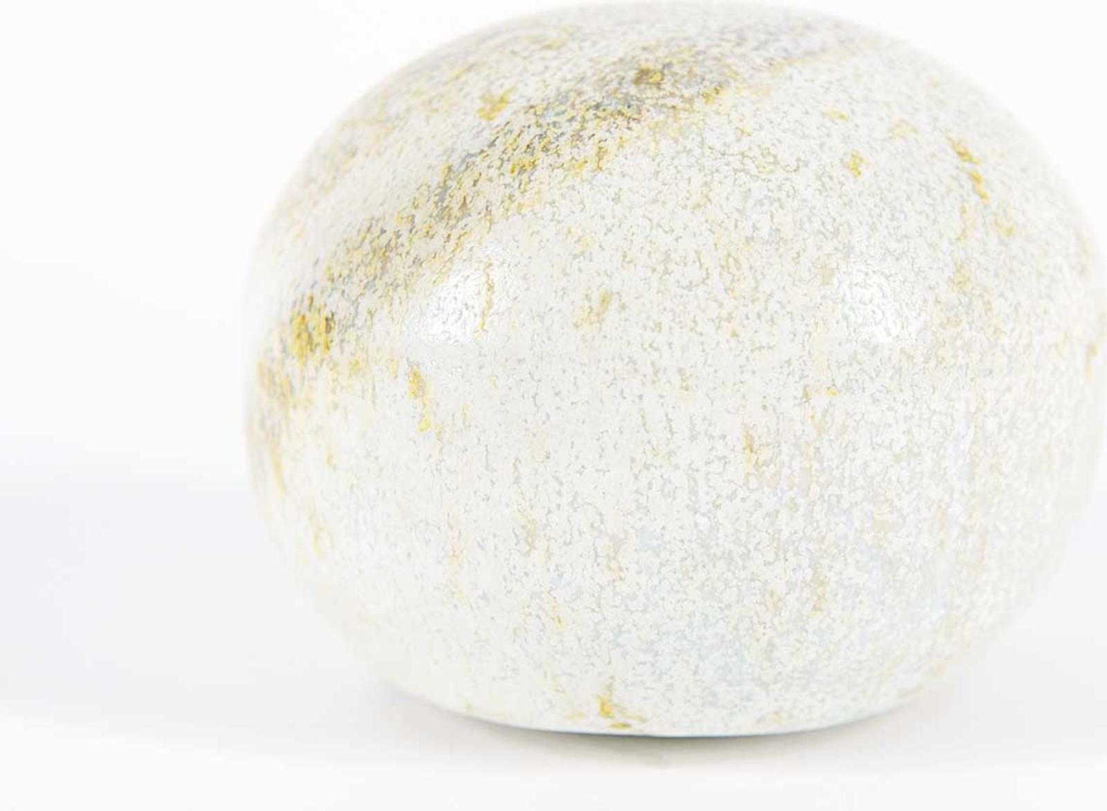 British Columbia School (1810) - Untitled - White Rounded Paperweight