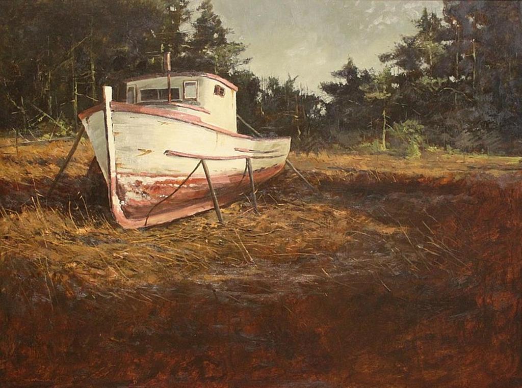 Gene Bricker - Untitled - Boat at rest