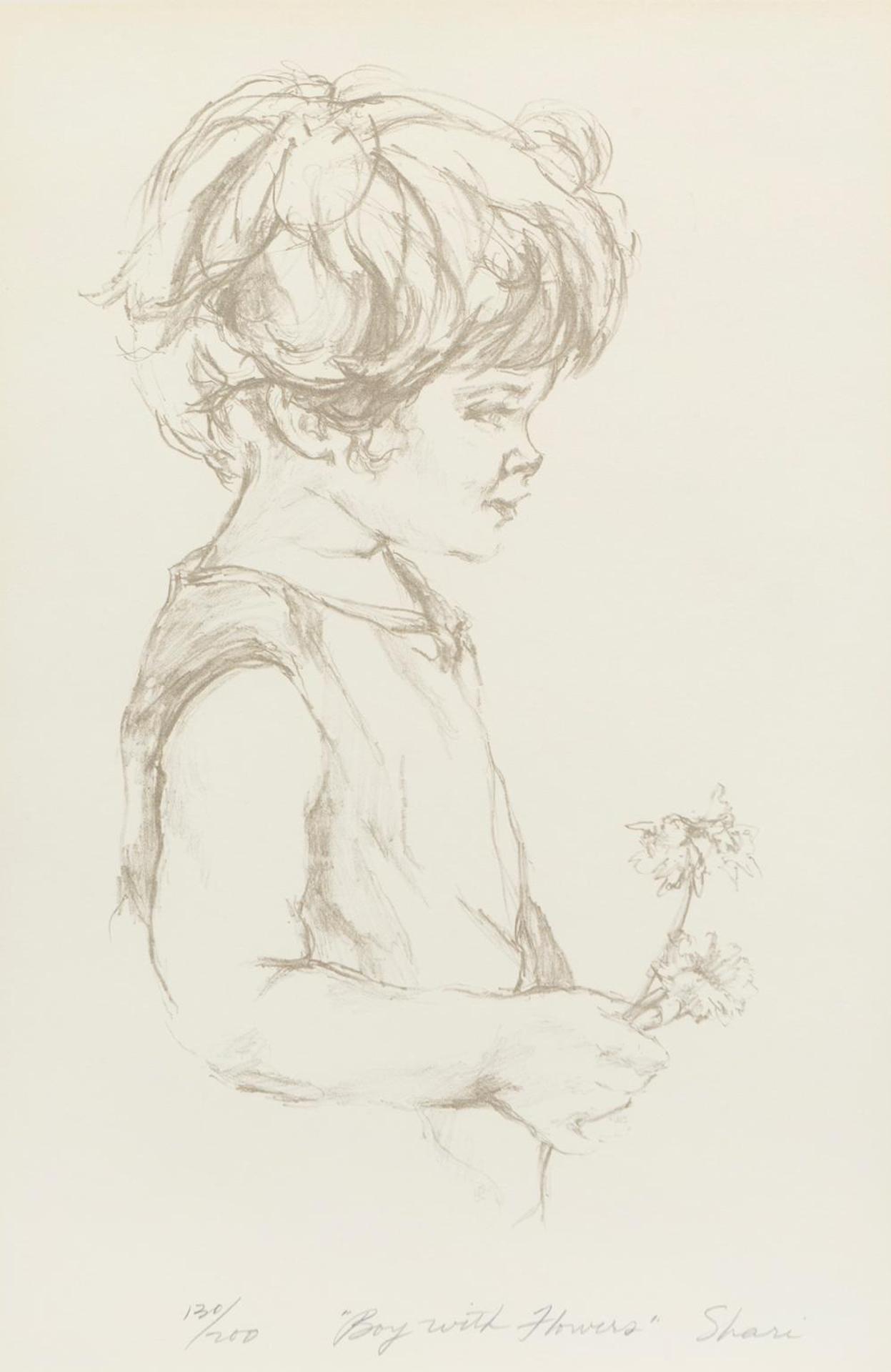 Shari - Boy with Flowers