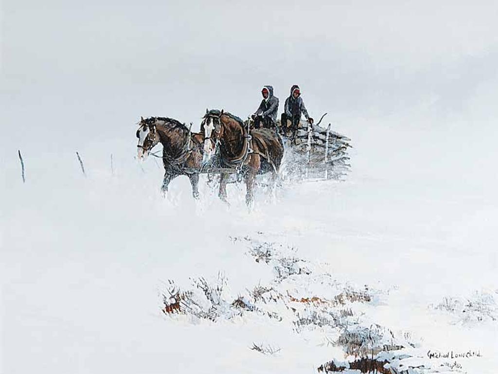 Michael Lonechild (1955) - The Cold Blowing Snow